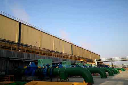 KPS系列单级双吸宝威体育（中国）官方网站在河南心连心化学工业集团股份有限公司使用现场