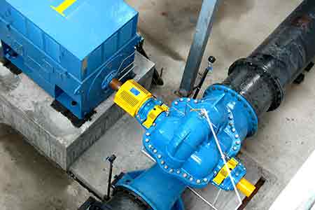 KPS系列单级双吸宝威体育（中国）官方网站在珠海自来水公司使用现场