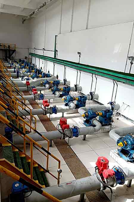 KPS系列单级双吸宝威体育（中国）官方网站在唐山东海钢铁集团有限公司使用现场